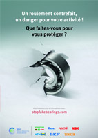 Campagne mondiale WBA stop fake bearings