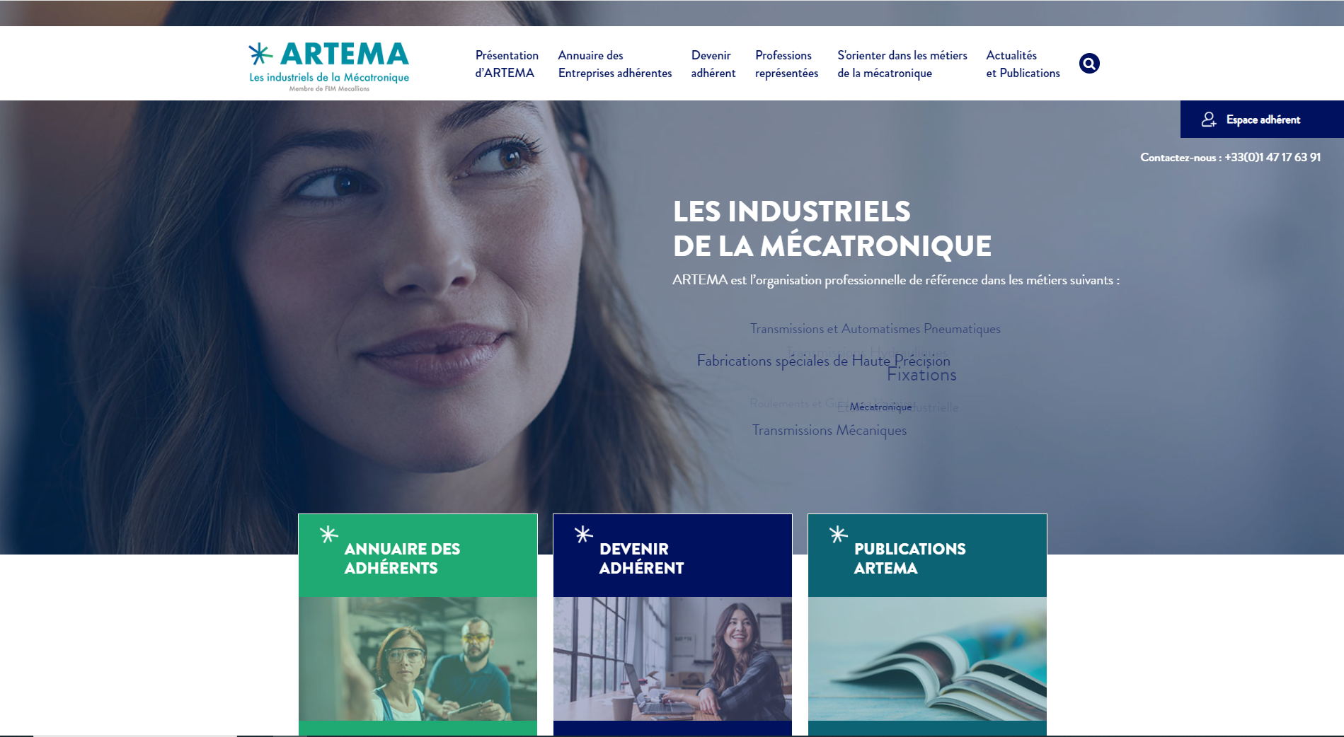 ARTEMA dévoile son nouveau site internet officiel - le communiqué de presse